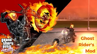 Ghost Rider Showcase in Grand Theft Auto Vice City [upl. by Ainet]