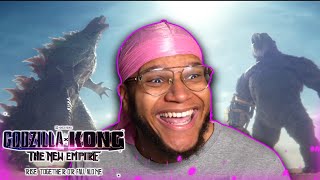 I NEED TO SEE THIS  Godzilla X Kong The New Empire Trailer REACTION [upl. by Brett810]