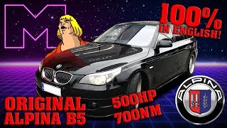 BMW ALPINA B5 E61 06 TEST DRIVE amp REVIEW [upl. by Garbe]