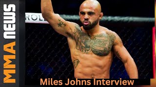 Miles Johns recaps Douglas Silva de Andrade win amp talks potential Ricky Simon matchup [upl. by Rana]