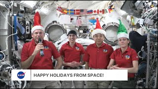 Happy Holidays from the Expedition 70 Crew [upl. by Gowon75]