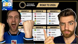 DNQ React to CONCACAF Round 2 Draw  2026 FIFA World Cup Qualification [upl. by Suirtemed831]