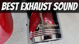 Harley Davidson M8 Exhaust Comparison  Rinehart DBX45 vs Stock Exhaust [upl. by Nolita223]