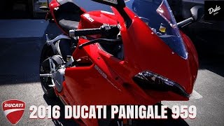 Ducati Panigale 959  First Ride [upl. by Ennairac]