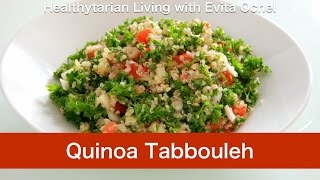 Quinoa Tabbouleh Dish  Nutrition Recipe amp Tips [upl. by Wu459]