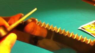 Sharpening Dive Knife Part 3 Serrations and Gut Hook [upl. by Ativla]