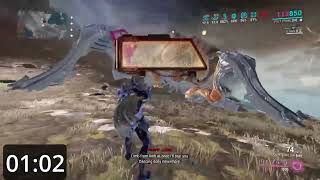 Profit Taker Speedrun in 1m 02s 633ms on PS4  Warframe [upl. by Einot]