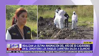 Medicina Forense inhumó 18 cuerpos no reclamados en la capital [upl. by Iccir]