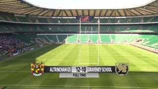 NATWEST SCHOOLS CUP 2014  U15 VASE FINAL  Altrincham GS v Graveney School [upl. by Meekyh]