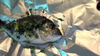 How to cook fish in the oven  Orata al cartoccio ITALIAN RECIPES [upl. by Nospmoht]