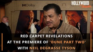 Neil deGrasse Tyson Spills Secrets on quotDune Part Twoquot World Premiere  Timothee Chalamet Zendaya [upl. by Sheedy]