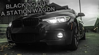 The Road to a Blacked Out Wagon  2019 330i F31 Msport [upl. by Adlig146]