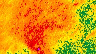 2021 Ambler Pennsylvania Supercell Radar Loop [upl. by Anitnelav]