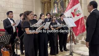 Santa Maria Strela do Dia 🙏🌟  Cantiga 100 Alfonso X el Sabio  Música Medieval Coro en Lima Perú [upl. by Marika566]