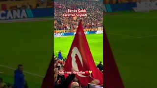 Adanmış Hayatlar ❤️💛Bando Çaldı Taraftar Söyledi🦁 Tüyler Diken Diken👏 galatasaray beşiktaş [upl. by Annaeirb]