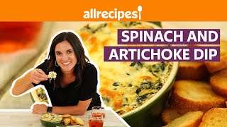 How to Make Hot Spinach and Artichoke Dip  Get Cookin  Allrecipescom [upl. by Magnien]