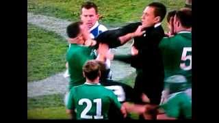 Sonny Bill Williams VS Cian Healy RUGBY SCUFFLE [upl. by Mitchell]