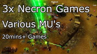 3 Necron 1v1 Games  Dawn of War Soulstorm [upl. by Inaffets31]