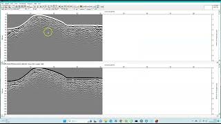 Basic GPR Processing Steps ReflexW [upl. by Bobbette276]