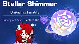 Unending Finality Supergiant Star SS Perfect Win  Stellar Shimmer Event  Honkai Star Rail 23 [upl. by Felicle]