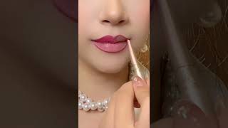 Professional makeup technique Korean lipstick tutorial makeup hack viral shorts makeupwakeup [upl. by Anaibaf]