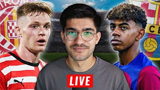 Girona vs Barcelona LIVE MATCH WATCHALONG [upl. by Aleicarg]