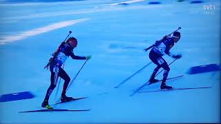 Jaktstart Lenzerheide 🇸🇪 Martin Ponsiluoma 4 Världscup Skidskytte 2324 [upl. by Ydna]