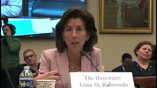 Gina Raimondo was upset about Huawei’s new chip [upl. by Aikemal215]