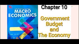 Macroeconomics class 12 Government Budget and The Economy part 1 macroeconomics economics [upl. by Brit543]