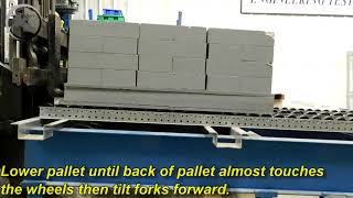 Forklift Training  How to Properly Load a Pallet in Pallet Flow  Mallard Manufacturing [upl. by Anitsirt438]