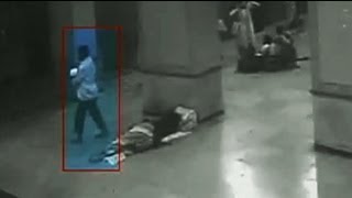 CCTV camera captures images of man stealing child [upl. by Bernardina]