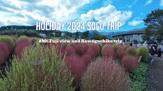 2024 Holiday Solo Day Trip  Mt Fuji view and Kawaguchiko day trip  Linkay Awin  Bo Phyu [upl. by Nerissa]