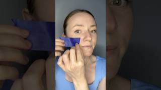 Testing easy eyeliner removing with Tape makeuphacks beauty shorts makeup makeuptips [upl. by Enialed]