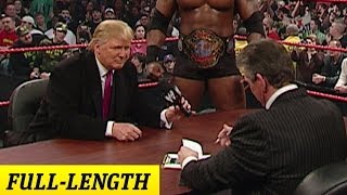 Mr McMahon and Donald Trumps Battle of the Billionaires Contract Signing [upl. by Nachison527]