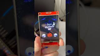 ESP32 TFT Display Spooky Halloween Wishes [upl. by Esom460]