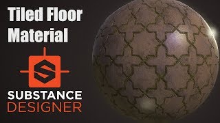 Substance Designer 16  Tiled floor [upl. by Ahsel]