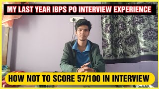 My IBPS PO INTERVIEW experience last year  How not to ruin your interview  ibpspo interview [upl. by Lubbock]