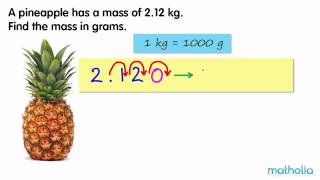 Converting Kilograms to Grams [upl. by Xuerd273]