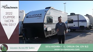 2022 Coachmen Clipper 16CFB Vin 0317  Layzee Acres RV Sales [upl. by Olinde909]