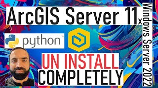 ArcGIS Server Uninstall Completely including Python27 [upl. by Chun828]