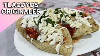 Tlacoyos de Frijol con Maseca [upl. by Meletius]