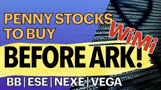 5 PENNY STOCKS under the radar Buy before ARK invest WIMI NEXE ESE GDNP VEGA BNGO BB NEXCF [upl. by Alig626]