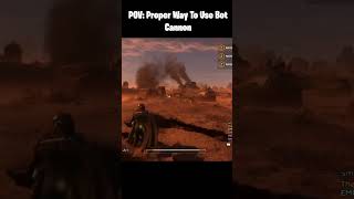 HELLDIVERS 2  POV Proper Way To Use Bot Cannons Now [upl. by Ecniuq910]