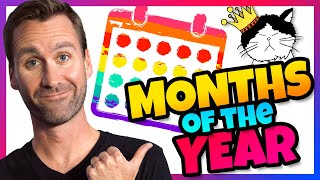 🗓️ Months of the Year Song  Mooseclumps  Kids Learning Songs and Brain Breaks [upl. by Enileqcaj]