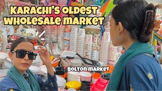 Exploring Karachi’s Most Reasonable Market 🛍️  Wholesale amp Retail  Local Shopping [upl. by Leahey528]