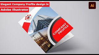 How To Design a Elegant Construction Company Profile design in Adobe Illustrator [upl. by Naig104]