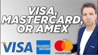 Visa Mastercard American Express Stock Analysis  Which is BEST [upl. by Selrhc909]