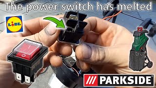 CHANGING BLADE amp POWER STICH ON PARKSIDE GARDEN SHREDDER FROM LIDL [upl. by Ancelin]