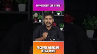 1 Crore Salary Job in India  Generative AI Jobs Salary  AI Telugu [upl. by Birk67]