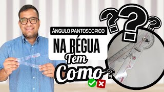 Como tirar as medidas de Ângulo Pantoscopico na RéguaEscala [upl. by Etireuqram]